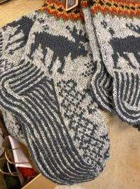 Strikkepakke Skogfinnesokk