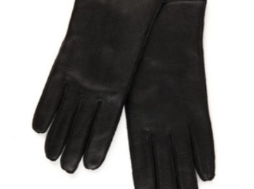 Svarte dameskinnhansker