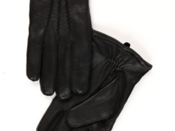 Svarte herreskinnhansker