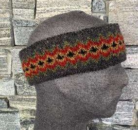 Strikkepakke skogfinne lue/pannebånd