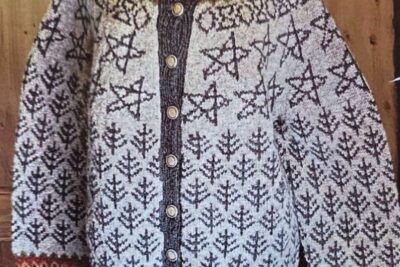 Strikkepakke Skogfinnekofte Dame