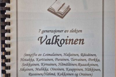 Finneslekter V: 7 generasjoner av slekten Valkoinen