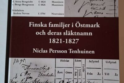 Finska familjer i Östmark och deras släktnamn 1821-1827